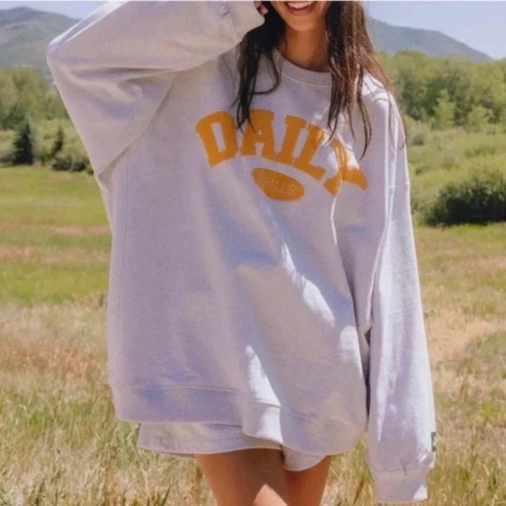 Daily Drills Graphic Oversized Sweatshirt